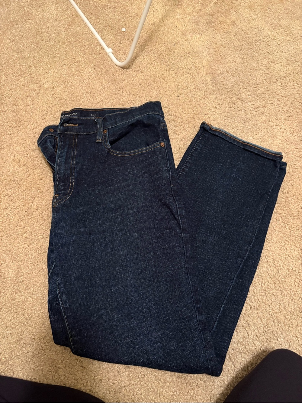 Lucky Brand Dark Indigo Slim Straight Jeans